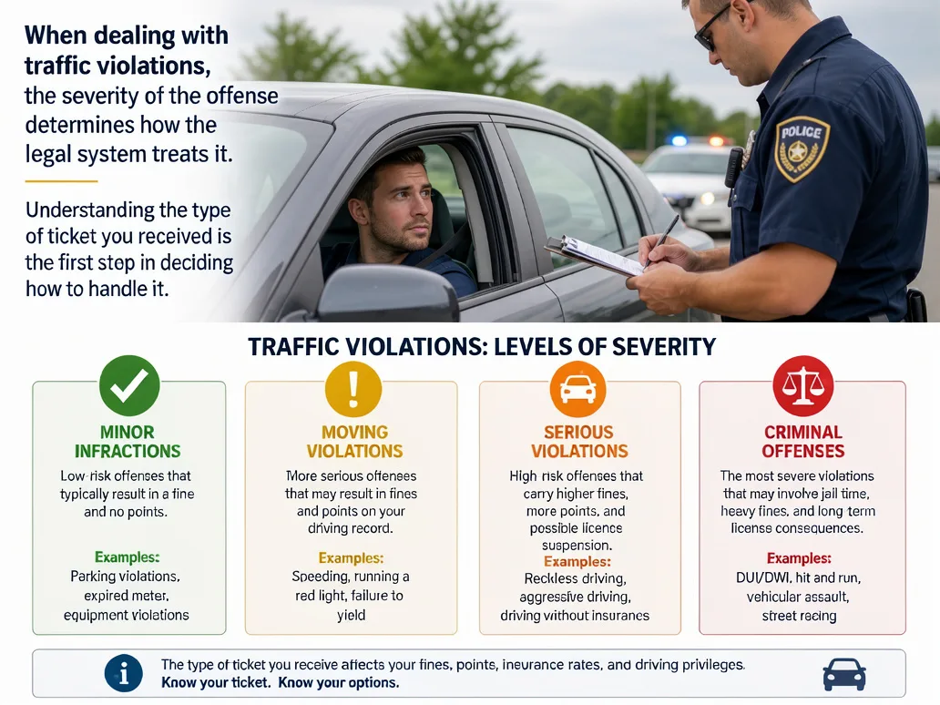 Traffic Ticket Types